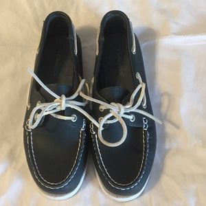 Navy Women's Boat Shoes